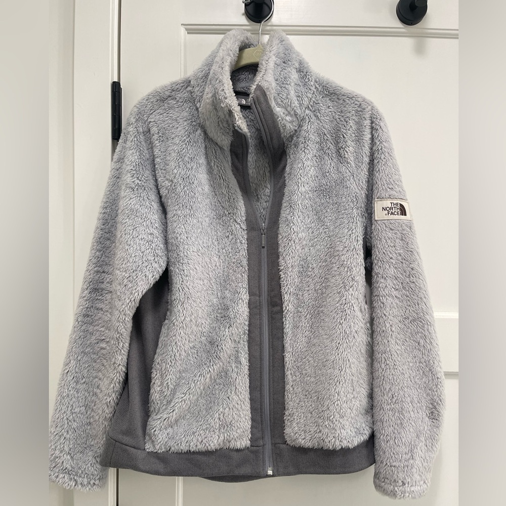 North Face women’s gray fleece size medium
